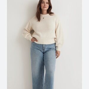 Madewell Off-White Knit Pullover